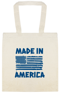 Holidays & Special Events Made In America Custom Everyday Cotton Tote Bags Style 137474