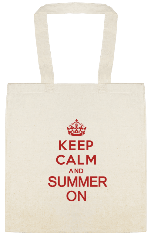 Seasonal Summer Custom Everyday Cotton Tote Bags Style 154651