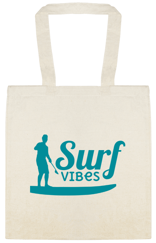 Seasonal Surf Vibes Custom Everyday Cotton Tote Bags Style 154664