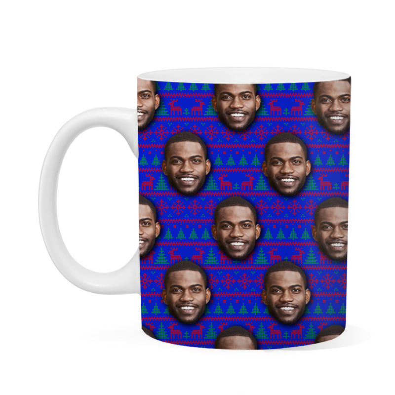 Custom Christmas Ugly Sweater Mug