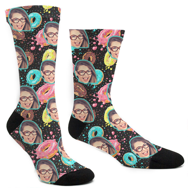 Custom Donut Socks