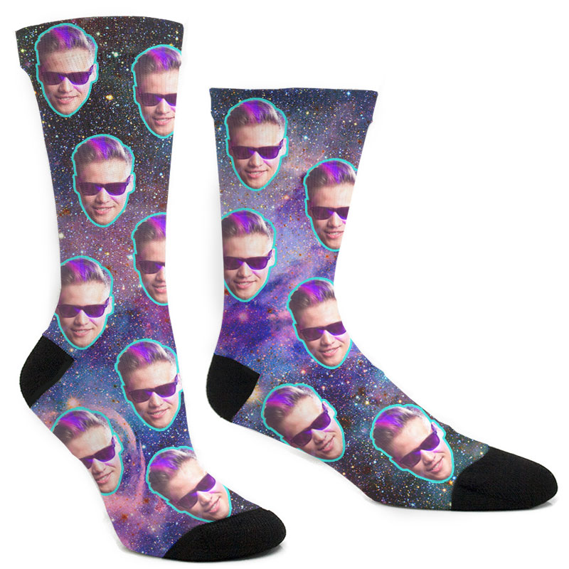Custom Galaxy Socks
