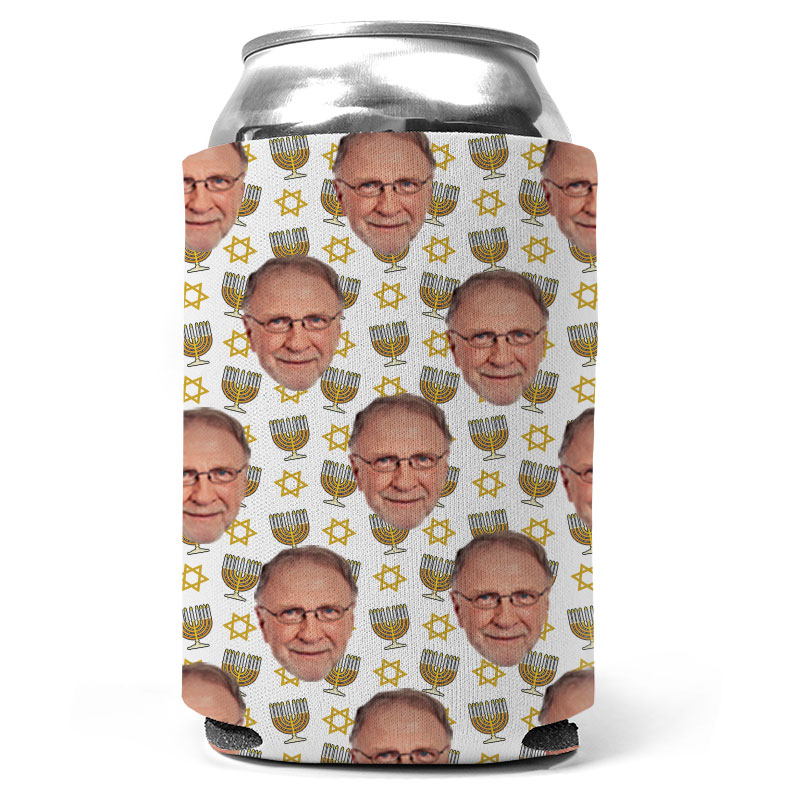 Custom Hanukkah Can Cooler