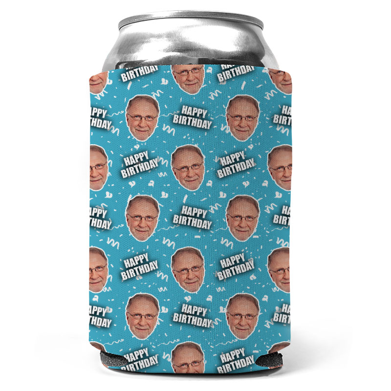 Custom Happy Birthday Can Coolers