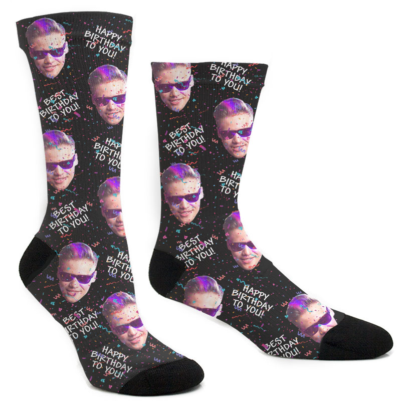Custom Happy Birthday To You Socks