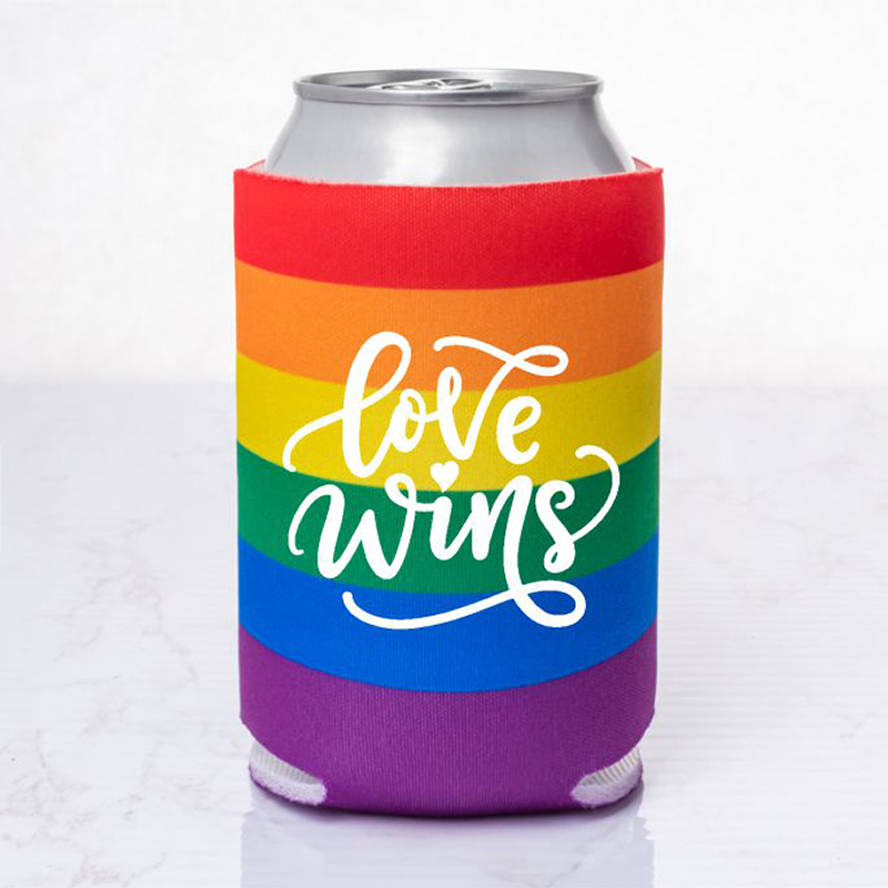 Custom LGBTQ Pride Can Coolers