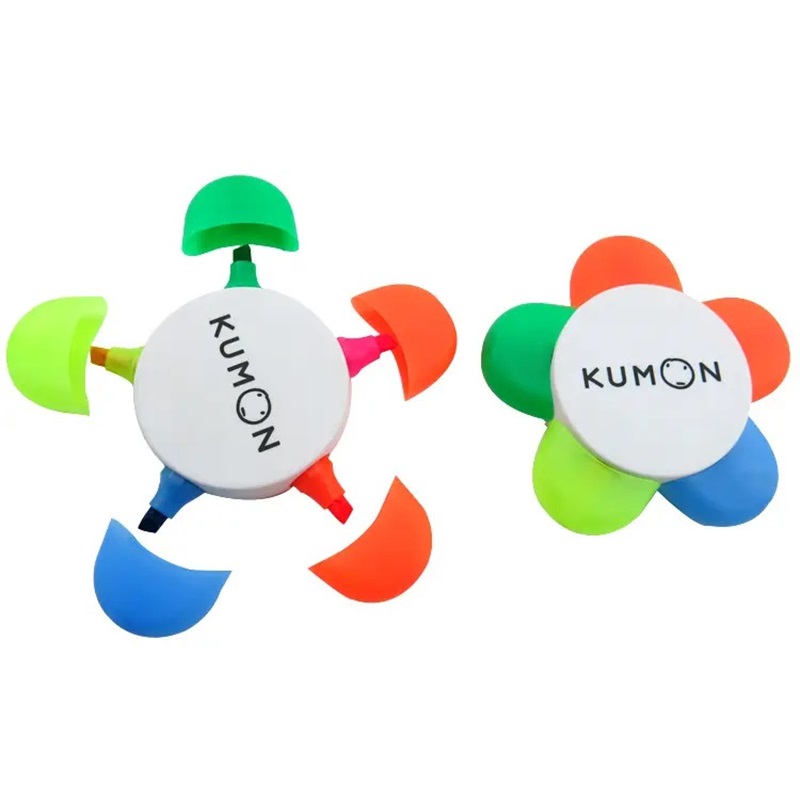 Custom Multi-Color Flower Highlighters
