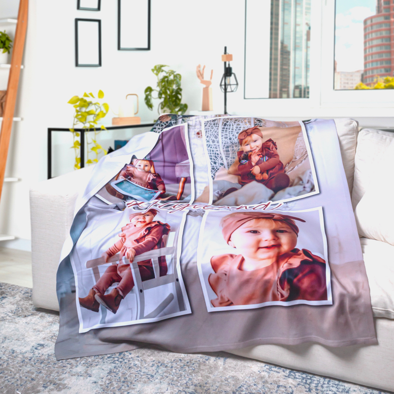 Fleece custom blanket shop