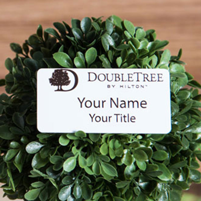 Custom Printed 1.5" X 3" Rectangle Name Badges