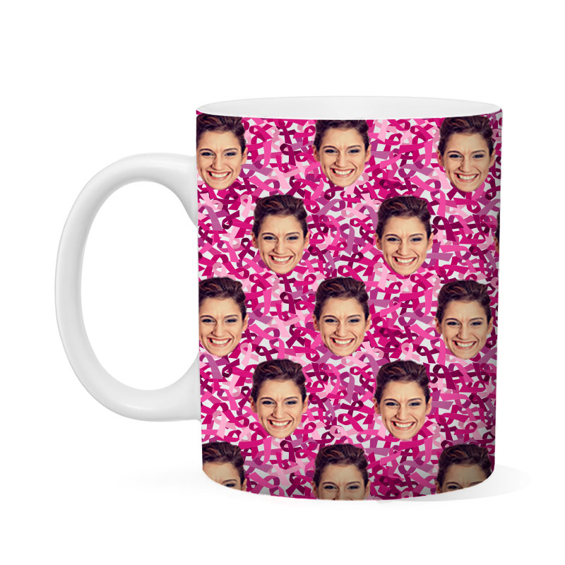 Custom Ribbon Collage Mug