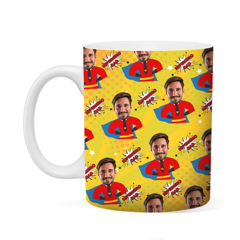 Custom Super Hero Dad Mug