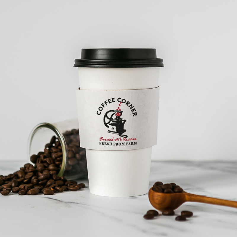 Decorative Coffee Cup Sleeve