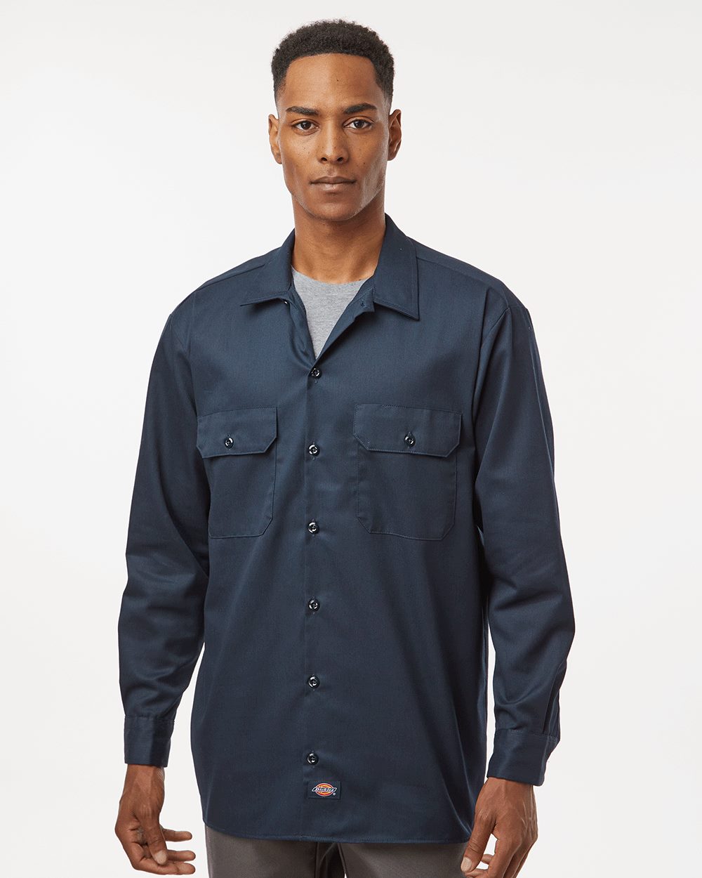 Dickies Men's Tall Long Sleeve Work Shirt - 5574T