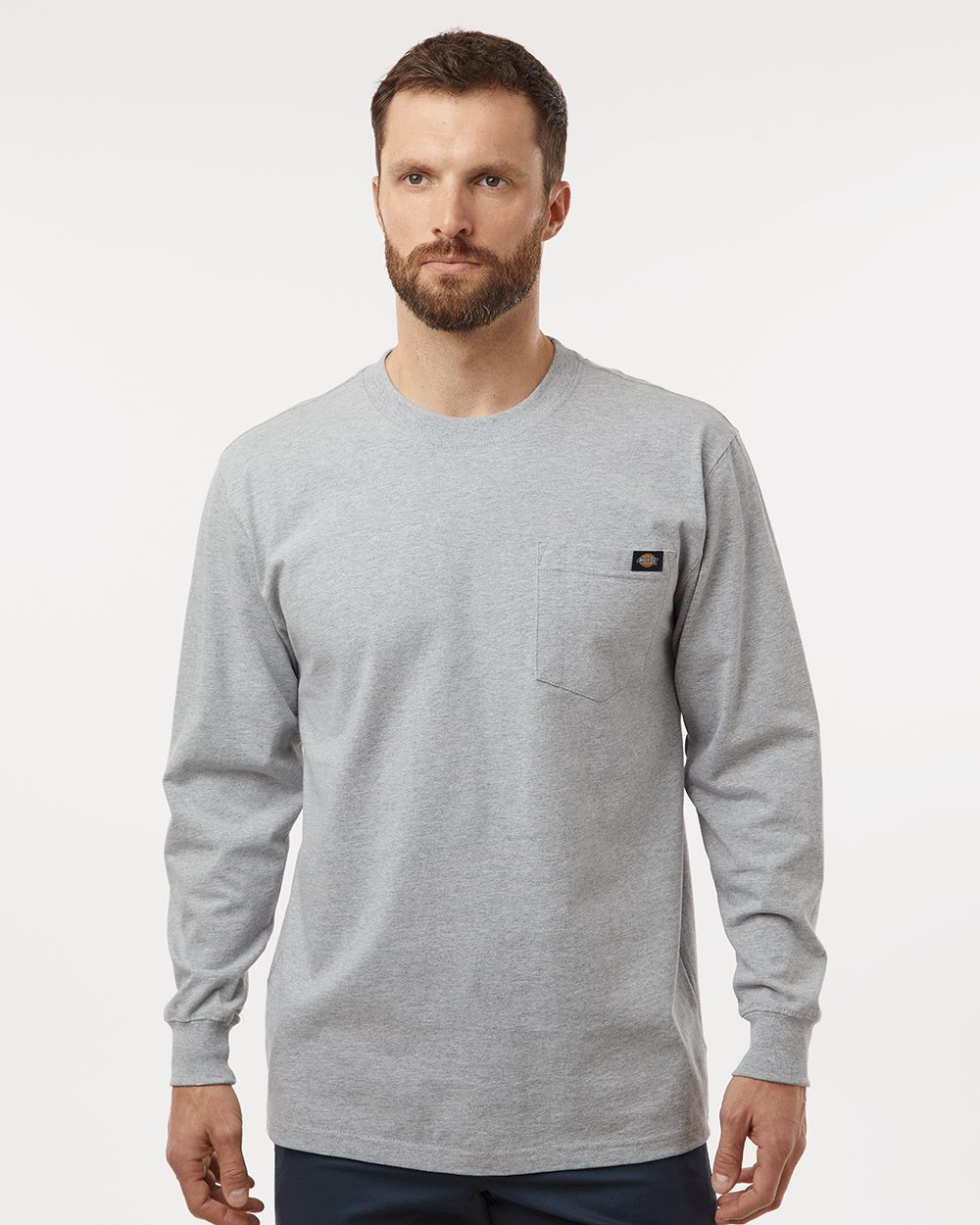 Dickies Men's Tall Traditional Heavyweight Long Sleeve T-Shirt - WL50T