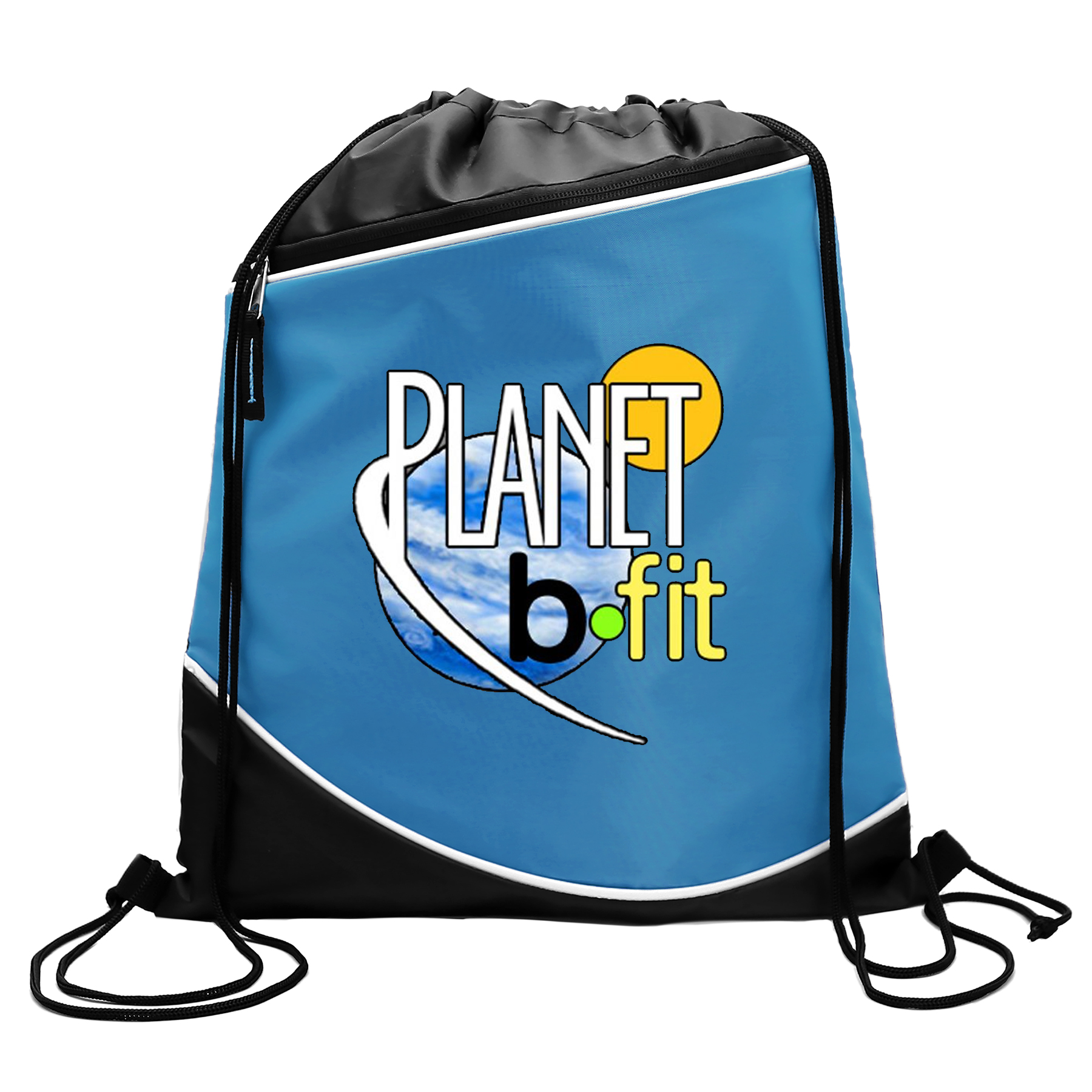Digital Campus Pack 210D Drawstring Zipper Pocket