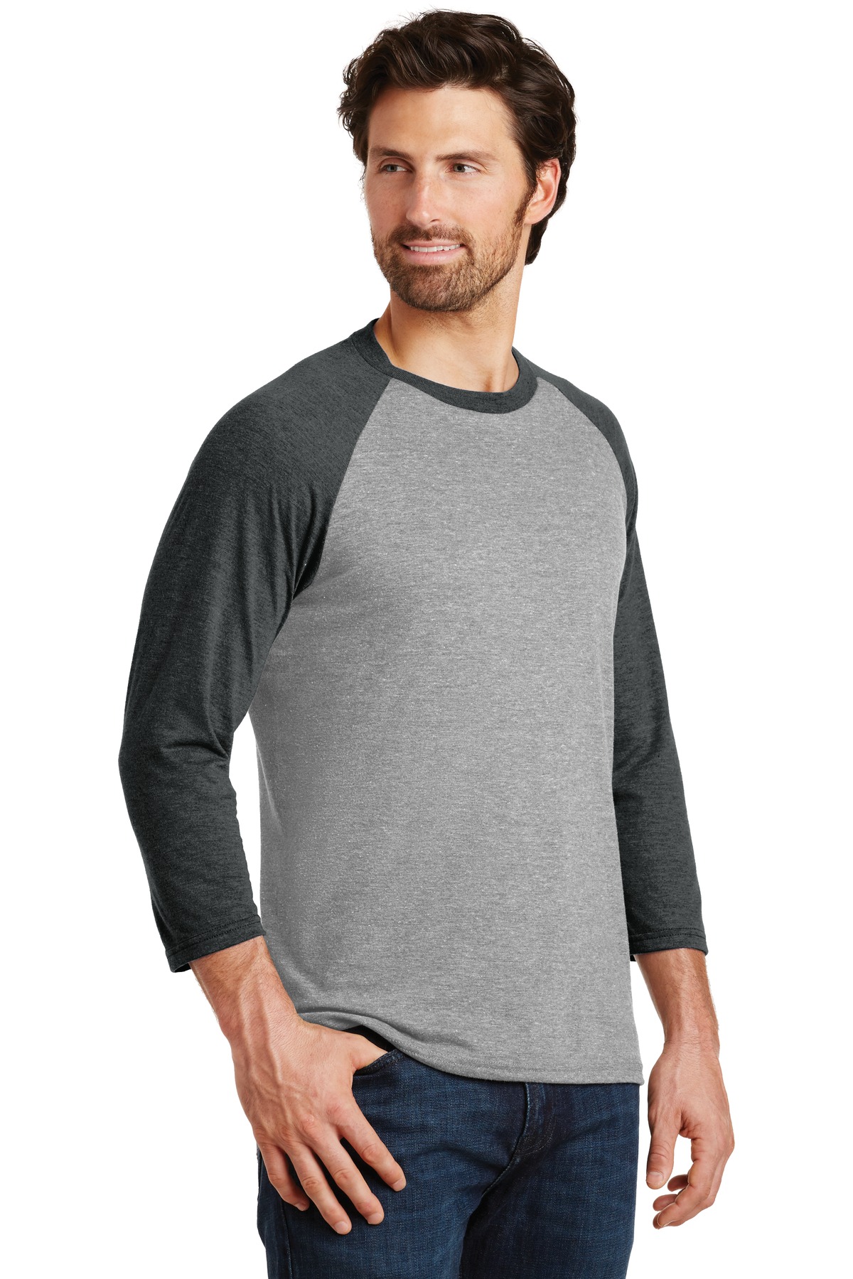 District Perfect Tri 3/4-Sleeve Raglan.