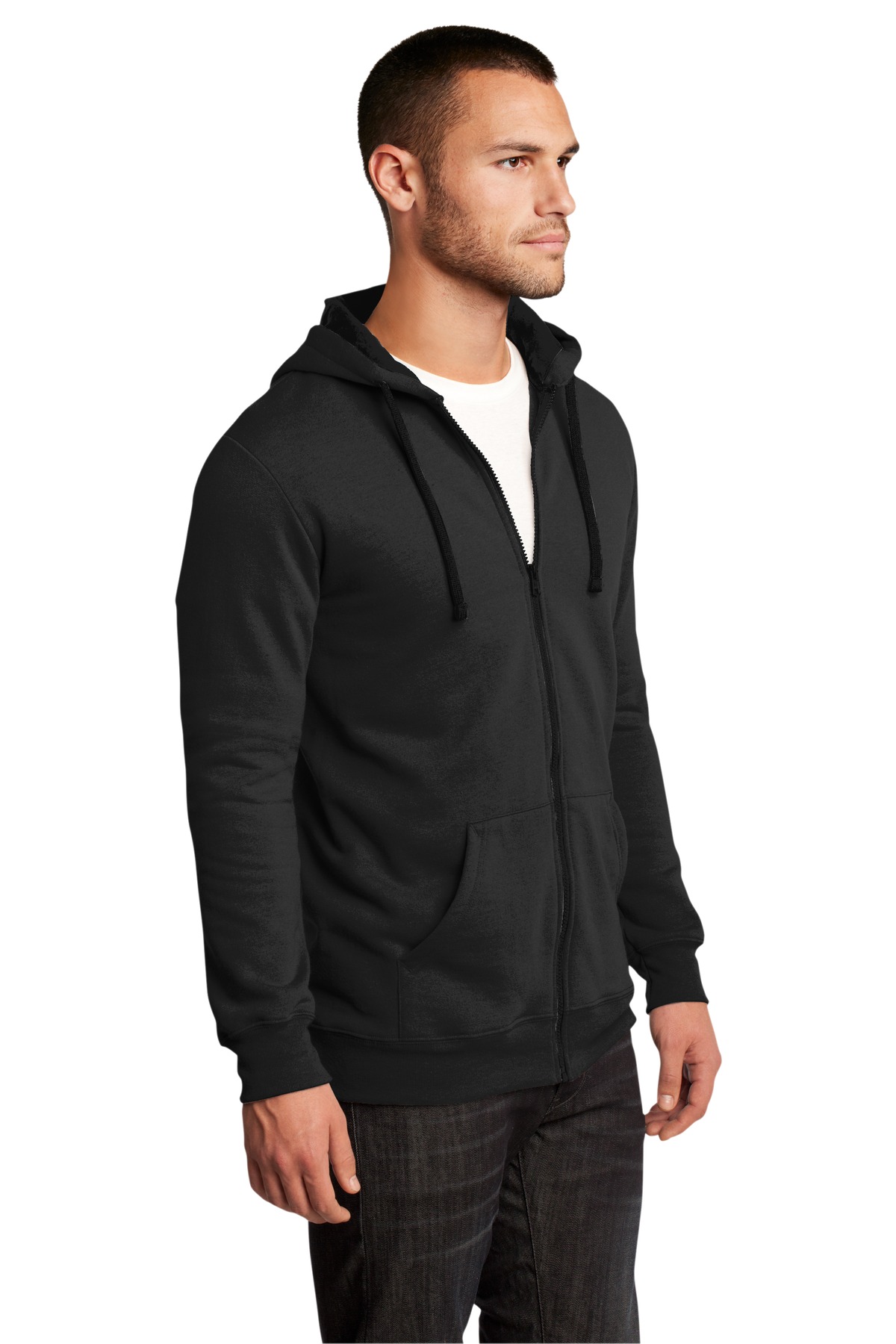 District The Concert Fleece Full-Zip Hoodie.
