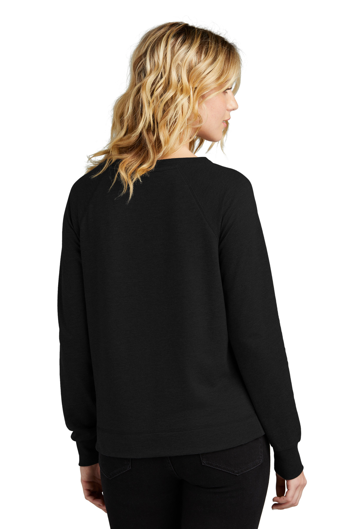District Women's Featherweight French Terry Long Sleeve Crewneck