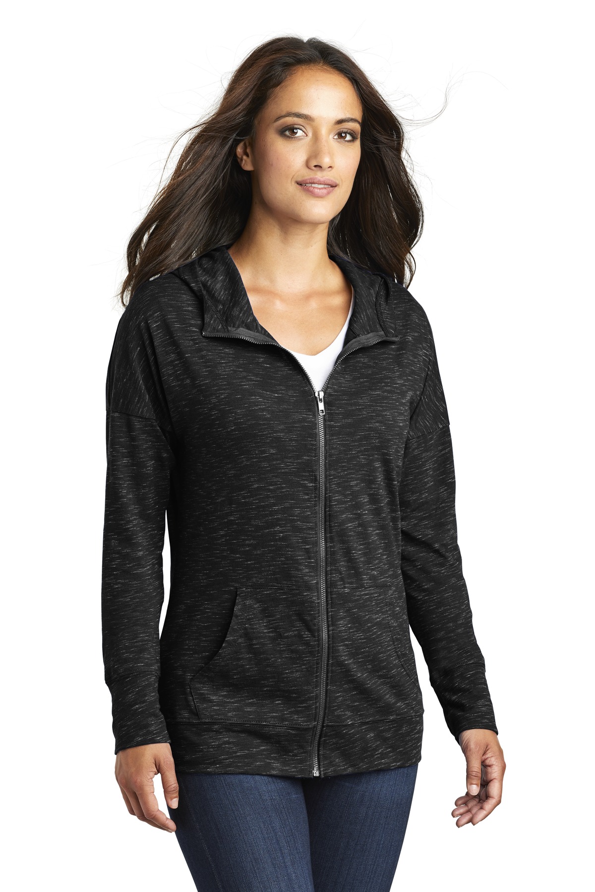 District Women's Medal Full-Zip Hoodie.