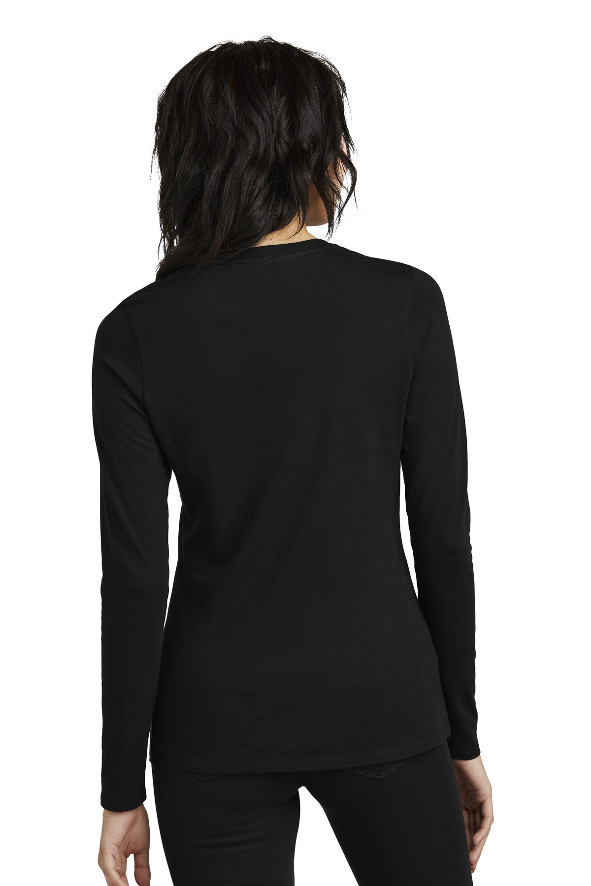 District Women's Perfect Blend CVC Long Sleeve Tee