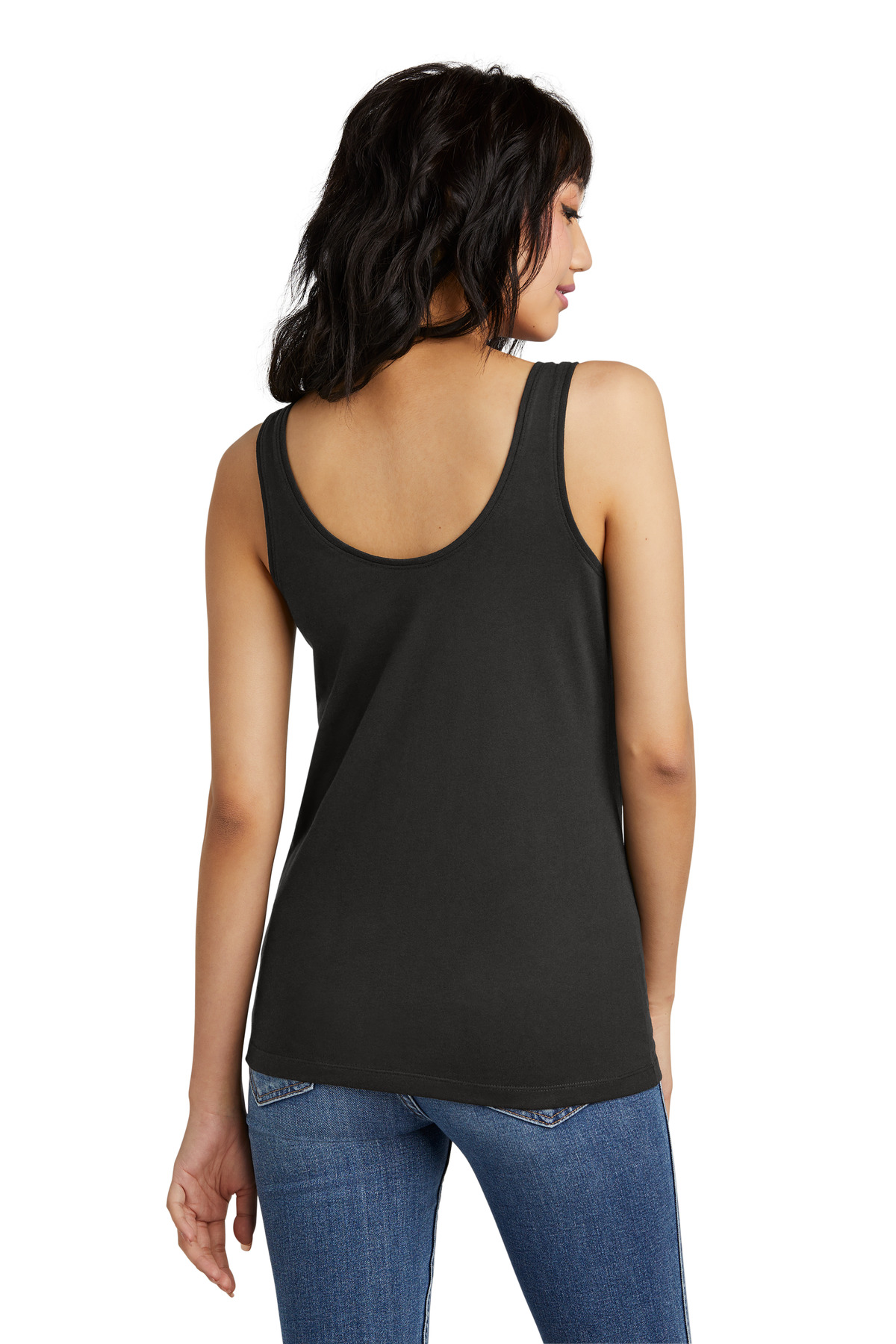 District Women's Perfect Blend CVC V-Neck Tank