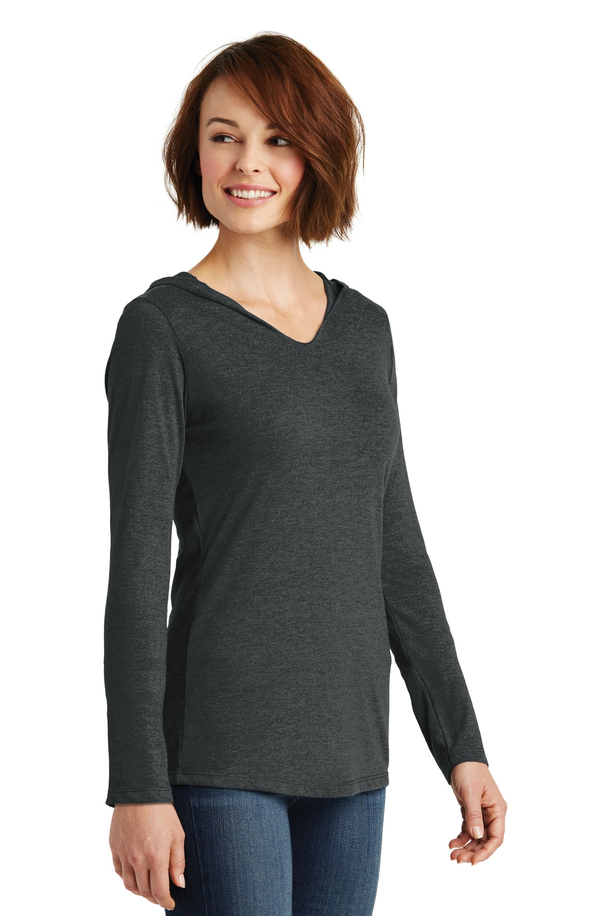 District Women's Perfect Tri Long Sleeve Hoodie.