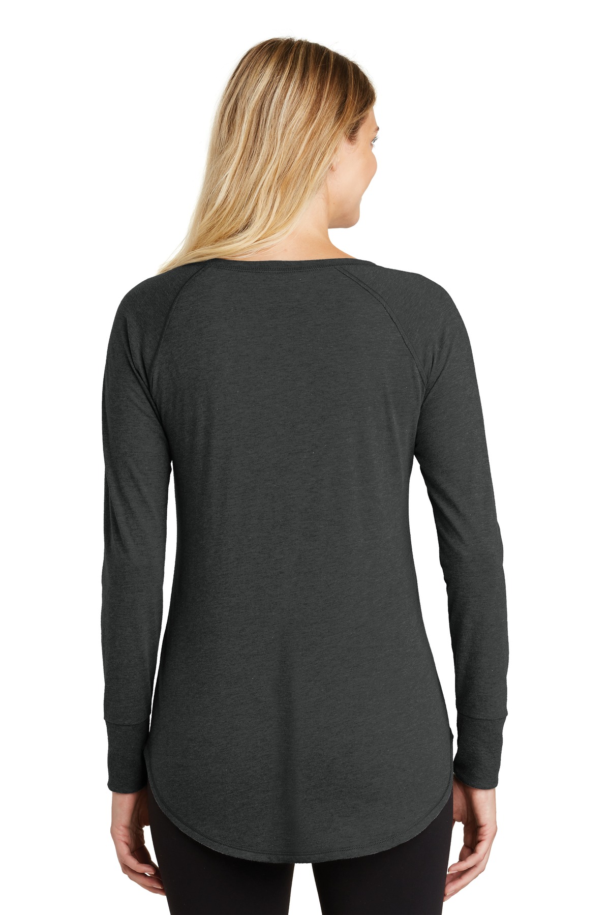 District Women's Perfect Tri Long Sleeve Tunic Tee.