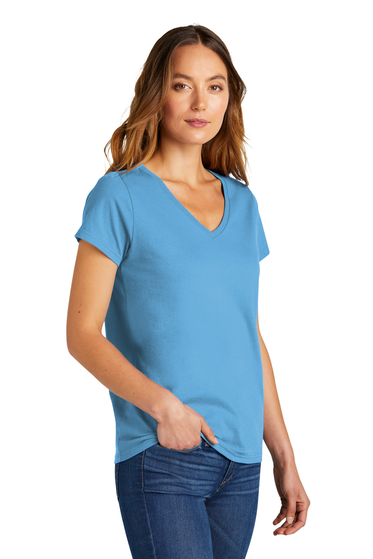 District Women's The Concert Tee V-Neck
