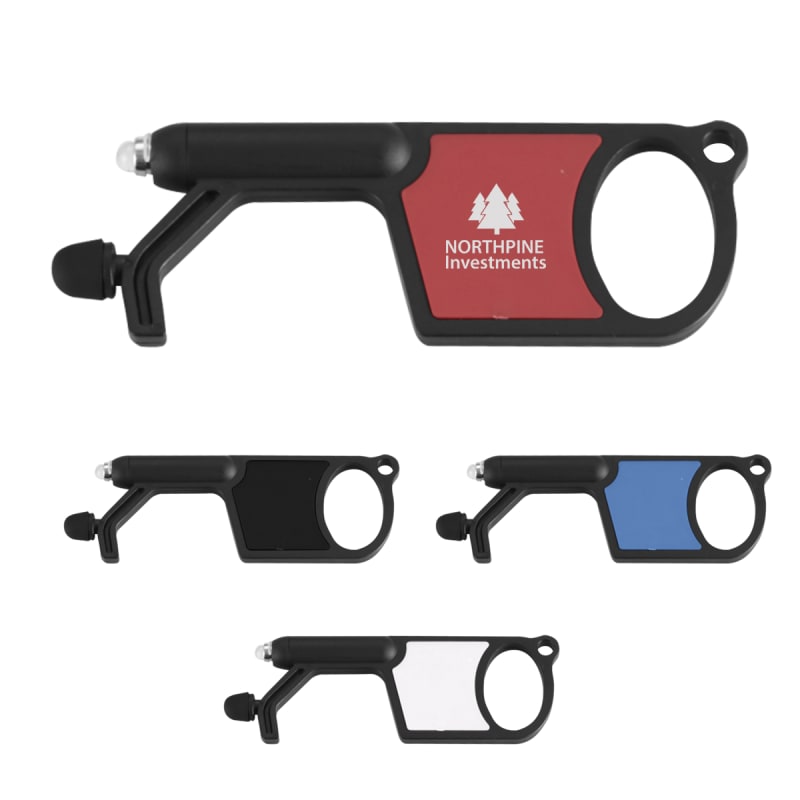 Door Opener With Light & Stylus With Antimicrobial Additive