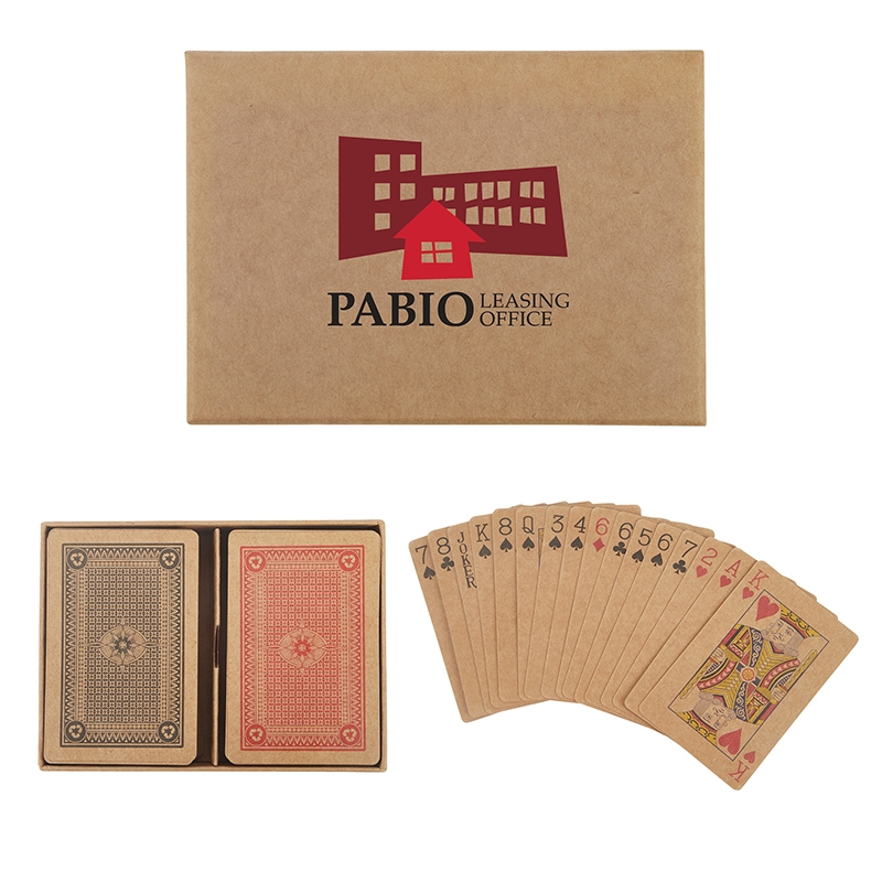 Essentials Jack 2-Pack Kraft Paper Playing Card Set