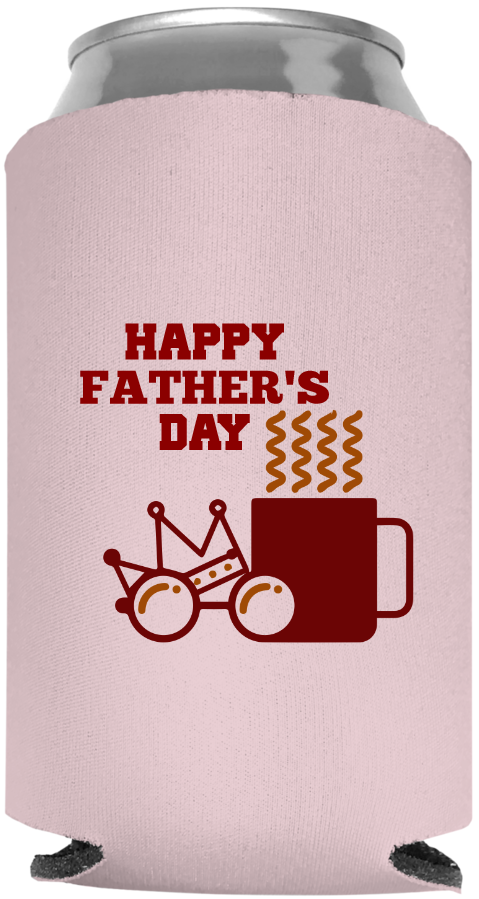 Fathers Day Full Color Foam Collapsible Coolies Style 107845