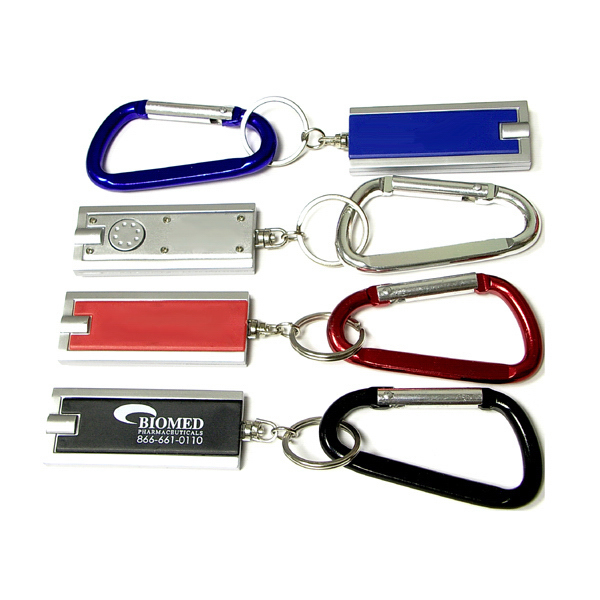 Flashlight Key Chain And Carabiner