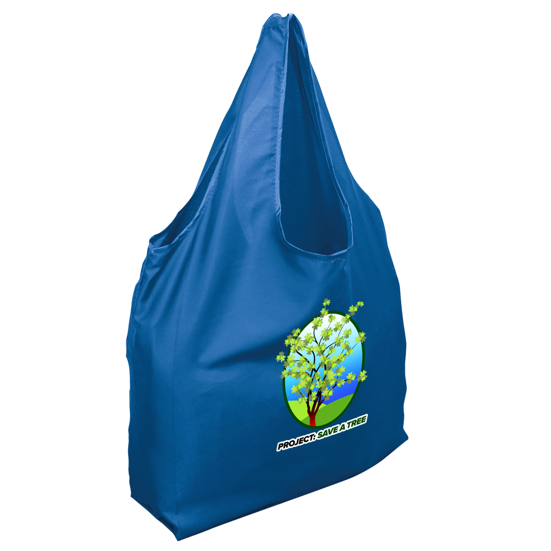 Foldable RPET Grocery Tote - Digital