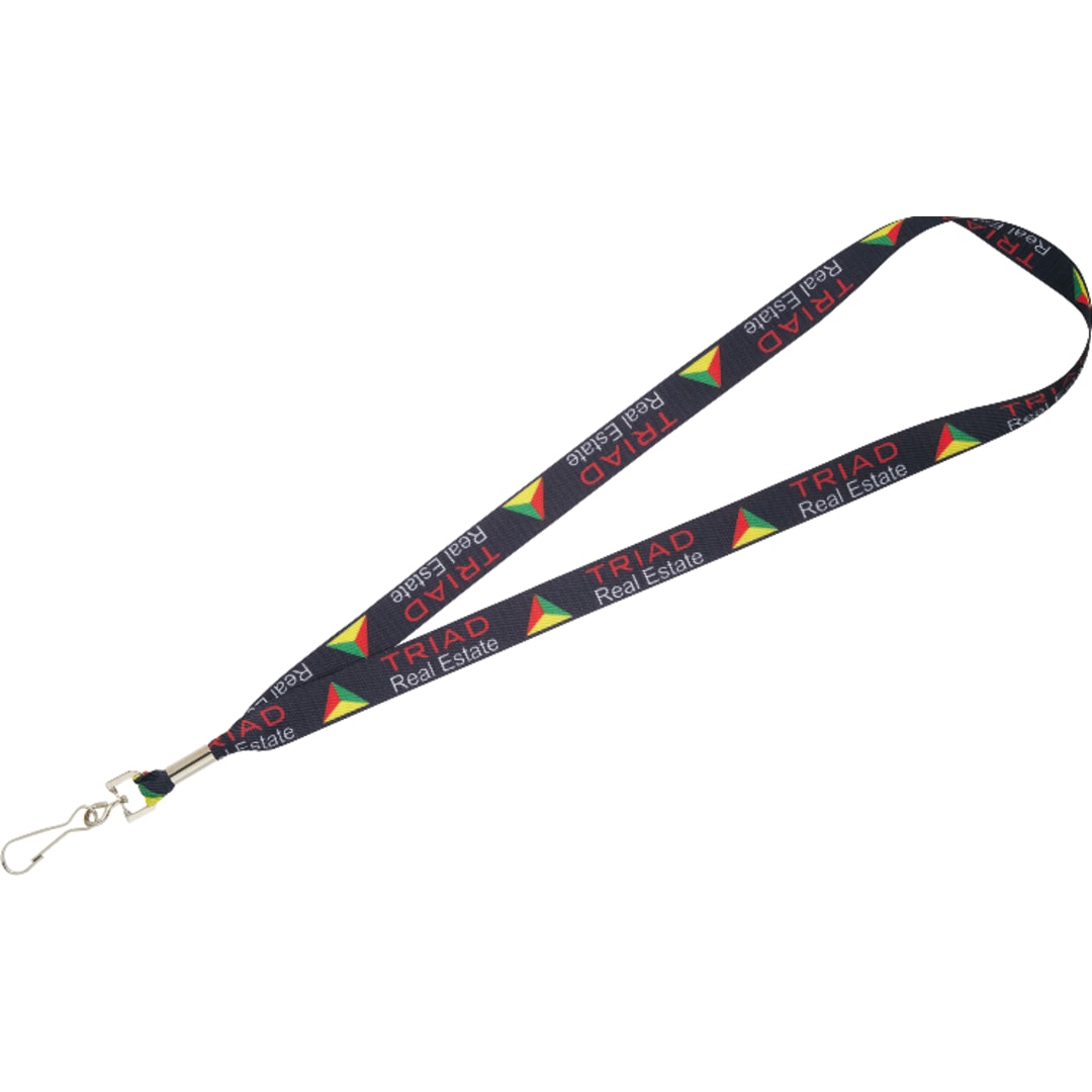 Full Color 3/4" Lanyard W/ Hook