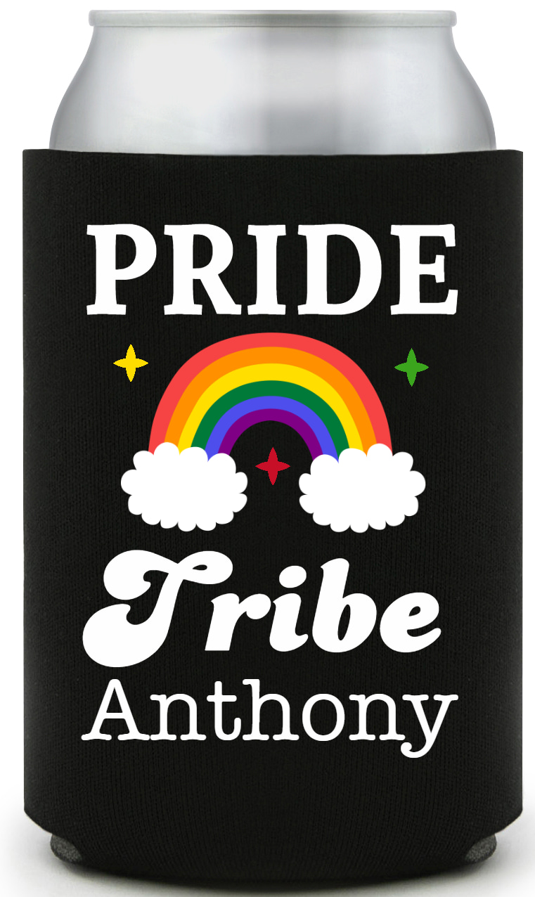 Pride Tribe Full Color Foam Collapsible Coolies All Over Print Style 171634