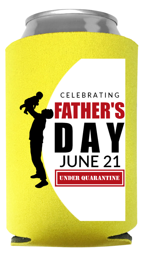 Father's Day Full Color Foam Collapsible Coolies Style 119243