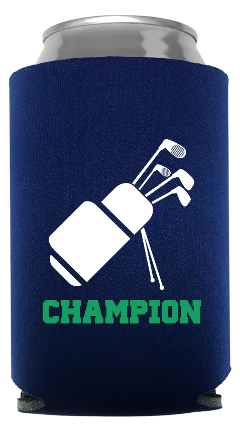 Golf Full Color Foam Collapsible Coolies Style 132011