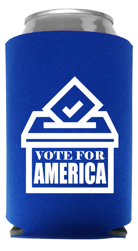 Political Full Color Foam Collapsible Coolies Style 111287