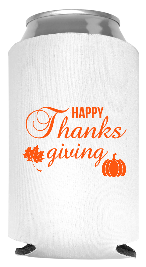 Thanksgiving Full Color Foam Collapsible Coolies Style 94721