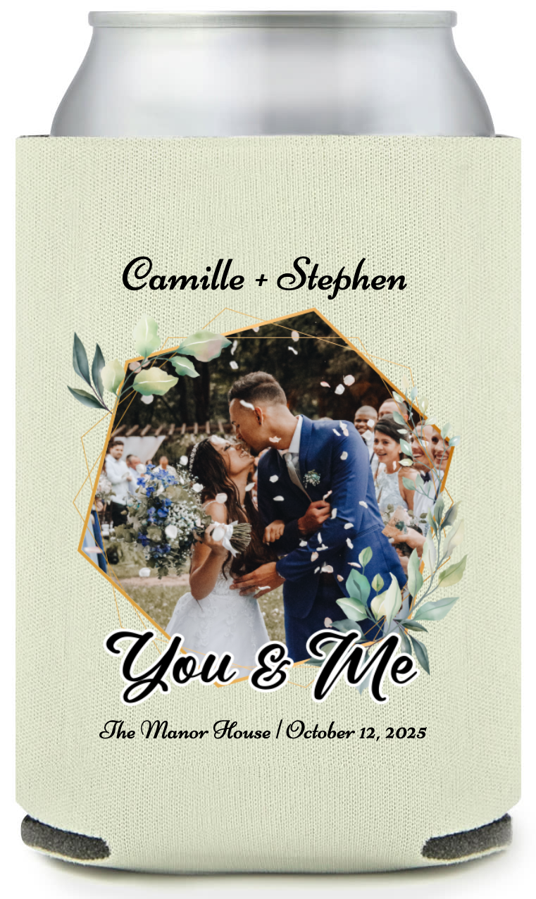 You And Me Full Color Foam Collapsible Coolies Style 158683