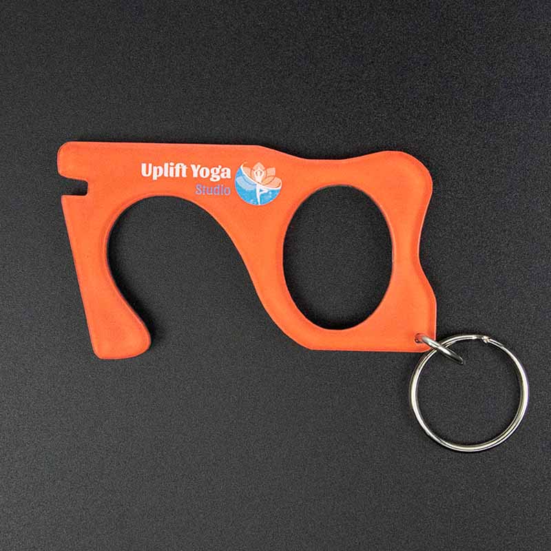 Full Color No Touch Acrylic Key Chain - Shape 2