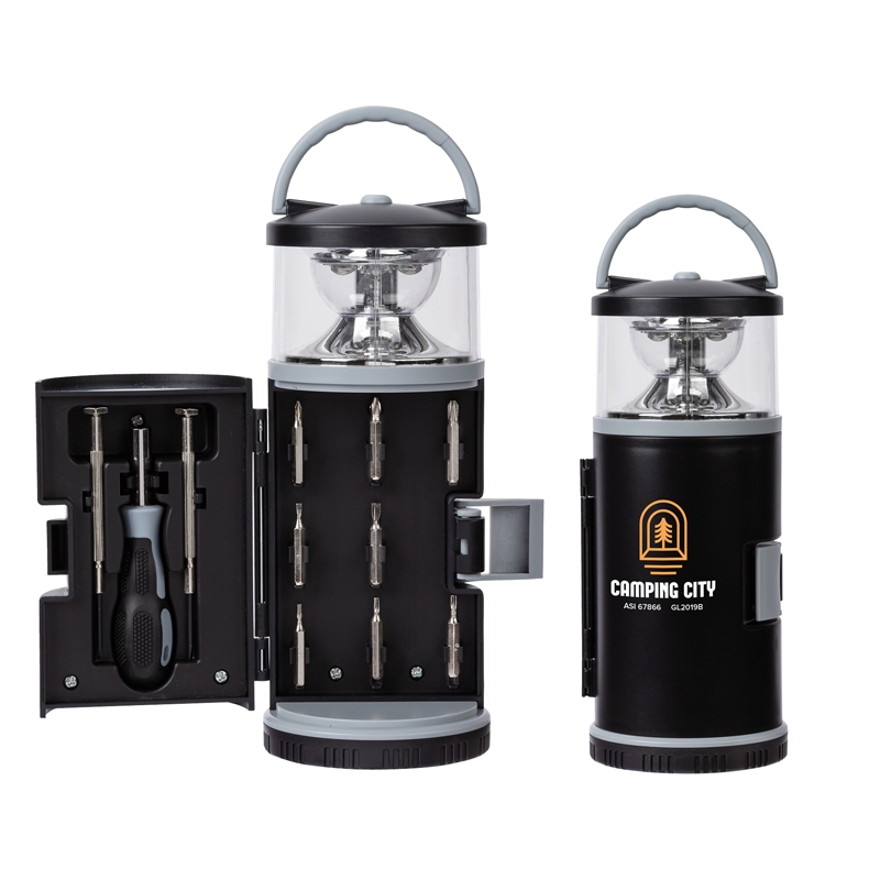 Giftcor Archard LED Lantern With 11 Pc. Tool Kit