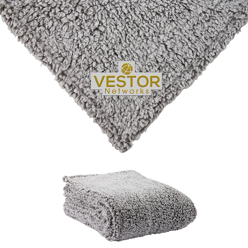 Giftcor St. Cloud 50" X 60" Frosted Sherpa Blanket