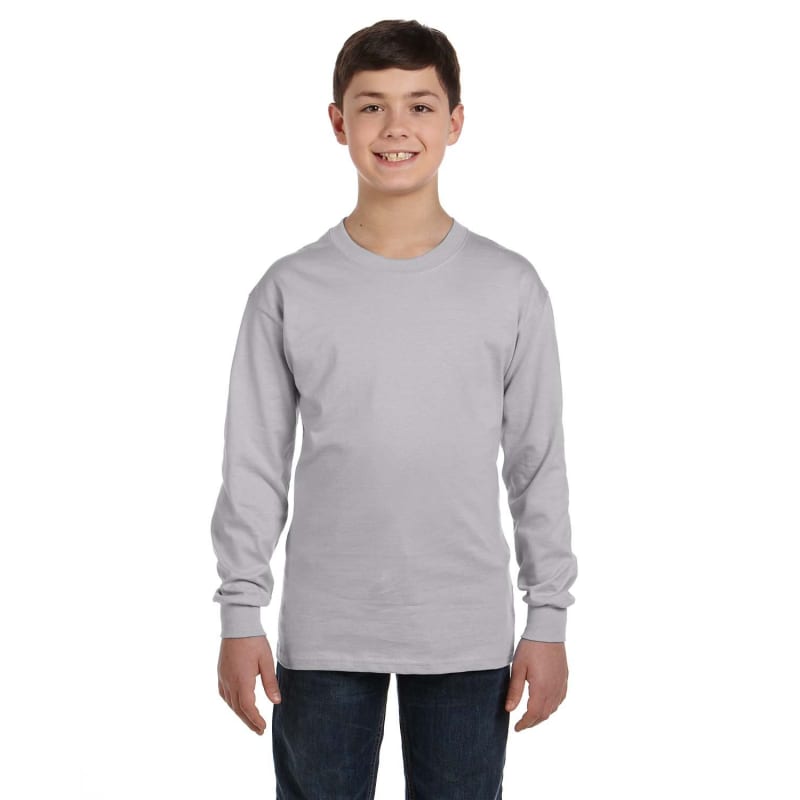 Gildan Heavy Cotton&amp;trade; Youth 5.3 Oz. Long-Sleeve T-Shirt