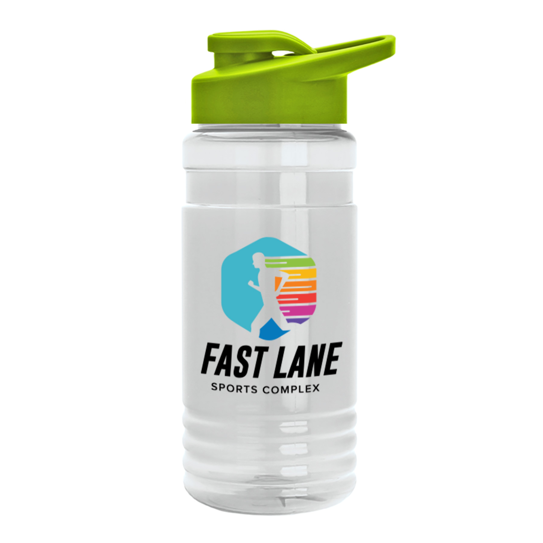 Groove ? 20 Oz. Tritan Sports Bottle With Drink Thru And Digital Imprint