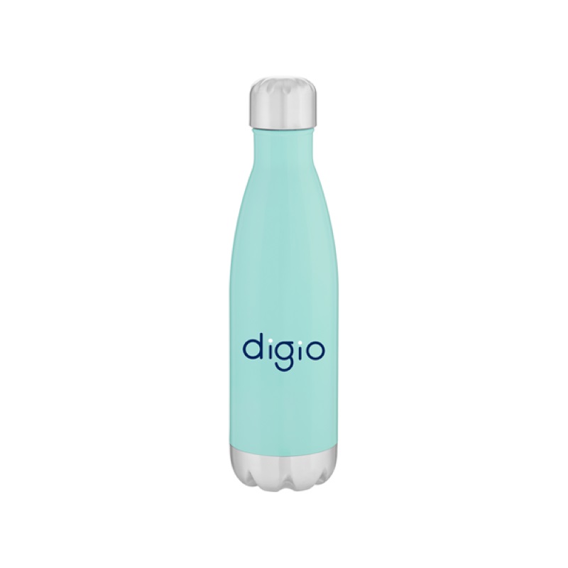 H2GO 17oz Vacuum Insulated Water Bottle, Force White, Stainless Steel, Hot/  Cold