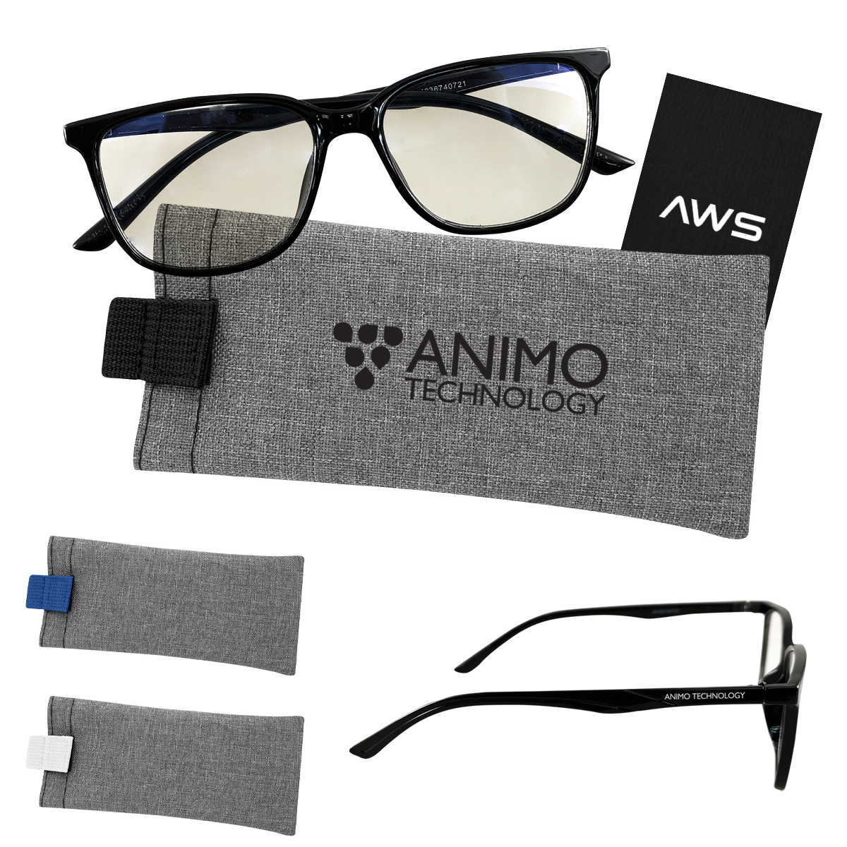 HIT AWS Blue Light Blocking Glasses With Pouch
