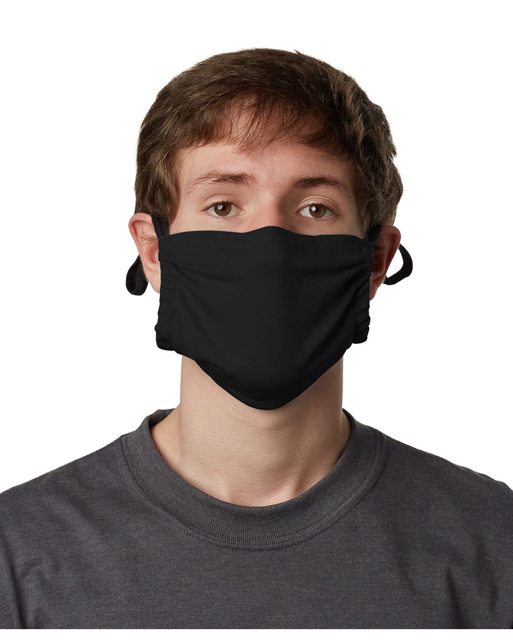 Hanes 2-Ply Polyester Pocket Face Mask - MKPKPR