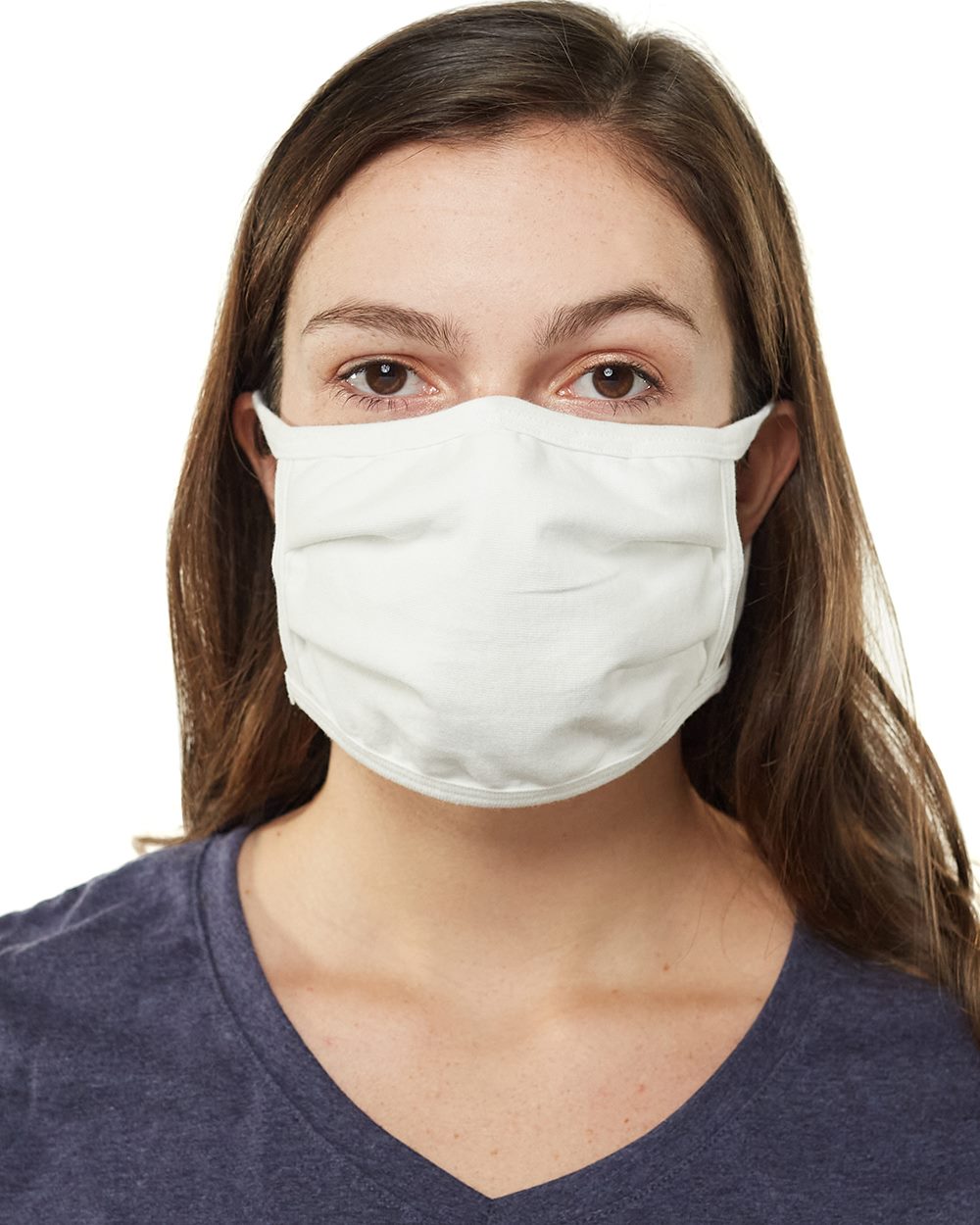 Hanes 3-Ply Cotton Face Mask - MASKBB