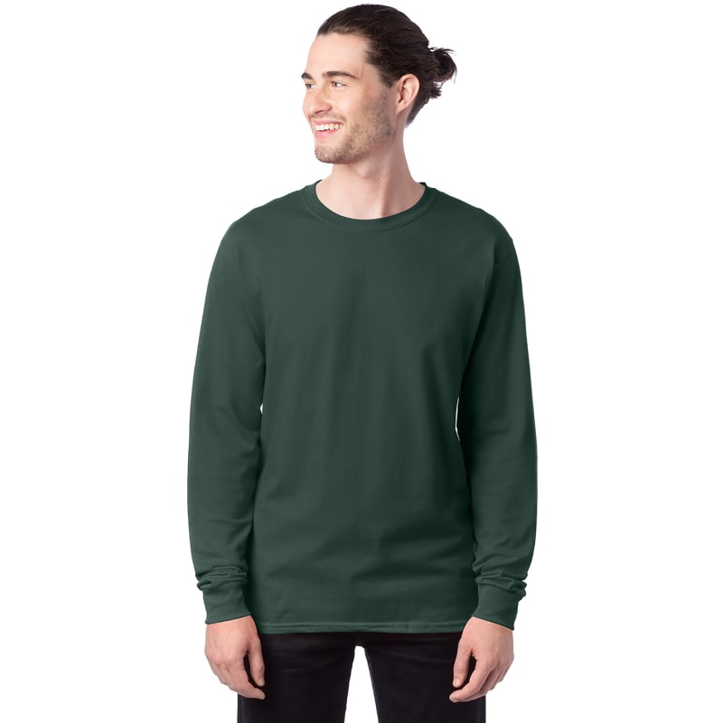 Hanes 5.2 Oz. ComfortSoft® Cotton Long-Sleeve T-Shirt
